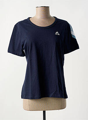 T-shirt coupe cintrée manches courtes bleu LE COQ SPORTIF femme