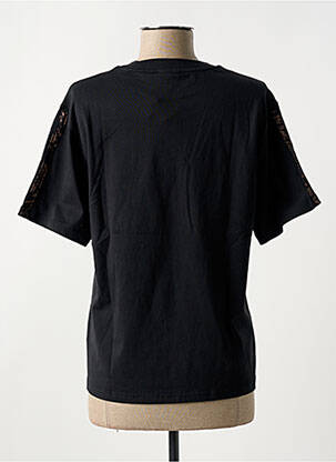 T-shirt coupe cintrée manches courtes noir ADIDAS femme