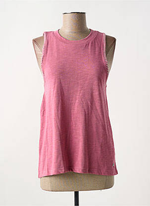 Débardeur coupe cintrée sans manche rose ROXY femme