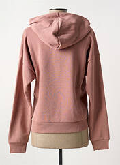 Sweat-shirt à capuche rose ADIDAS pour femme seconde vue