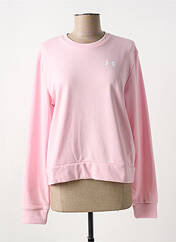 Sweat-shirt rose UNDER ARMOUR pour femme seconde vue