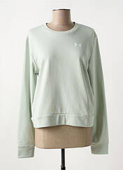 Sweat-shirt vert UNDER ARMOUR pour femme seconde vue