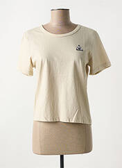 T-shirt beige LE COQ SPORTIF pour femme seconde vue