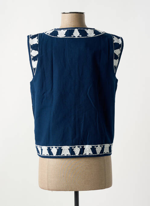 Gilet sans manche bleu PEPE JEANS pour femme