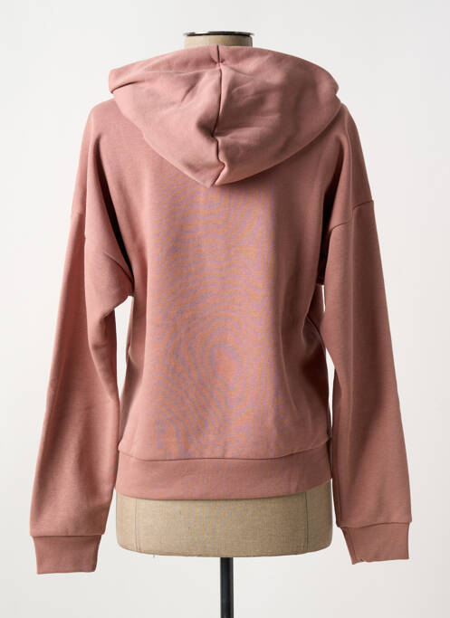 Sweat-shirt à capuche rose ADIDAS pour femme