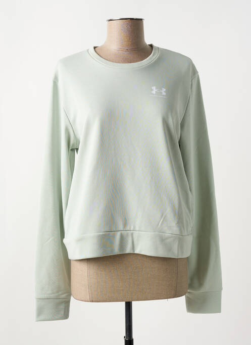 Sweat-shirt vert UNDER ARMOUR pour femme