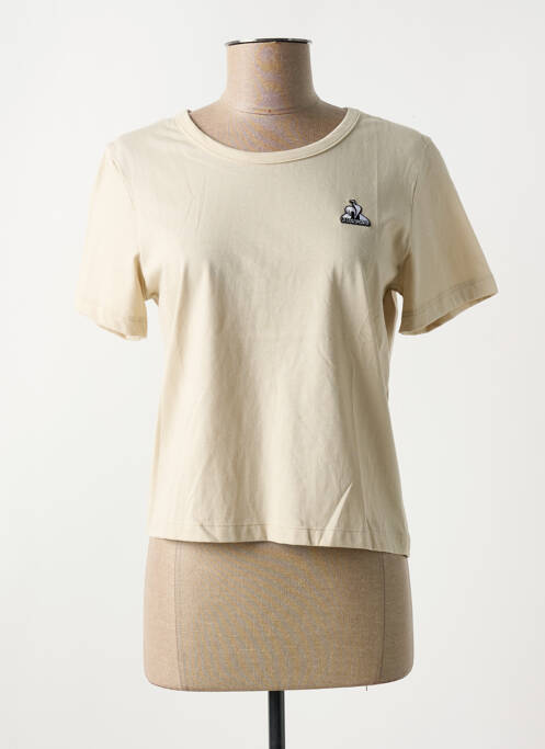 T-shirt beige LE COQ SPORTIF pour femme