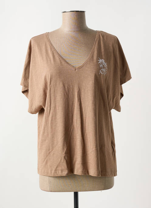 T-shirt marron ROXY pour femme