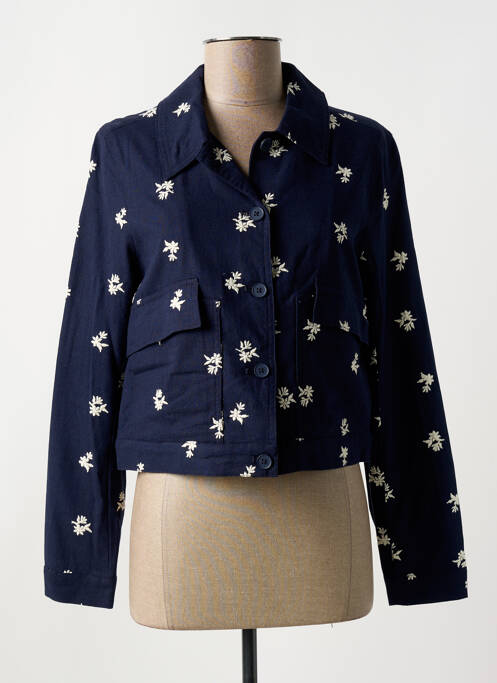 Veste casual bleu PEPE JEANS pour femme