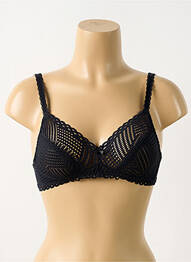 Soutien-gorge sans armature haut soutien-gorge emboitant noir ANTIGEL femme