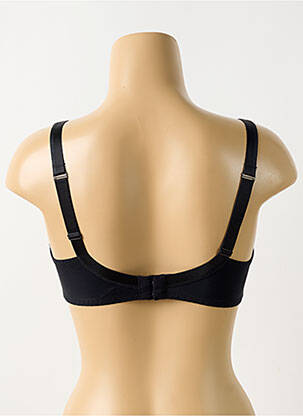 Soutien-gorge effet matière satinée haut soutien-gorge emboitant noir MAISON LEJABY femme