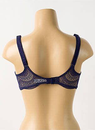 Soutien-gorge effet matière satinée haut soutien-gorge emboitant bleu SIMONE PERELE femme