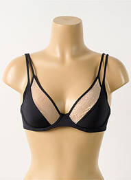 Soutien-gorge effet matière satinée haut soutien-gorge emboitant noir MARIE JO femme