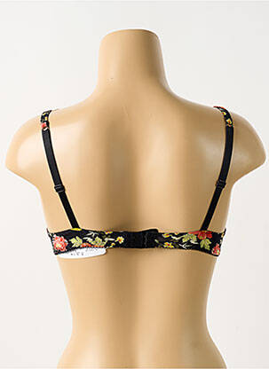 Soutien-gorge effet matière satinée haut soutien-gorge emboitant noir ANTIGEL femme