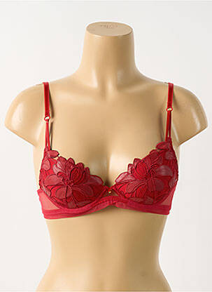 Soutien-gorge haut soutien-gorge push-up haut soutien-gorge push-up rouge LISE CHARMEL femme
