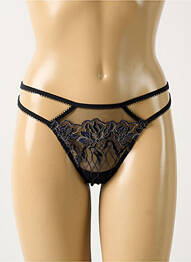 Tanga stretch noir LISE CHARMEL femme