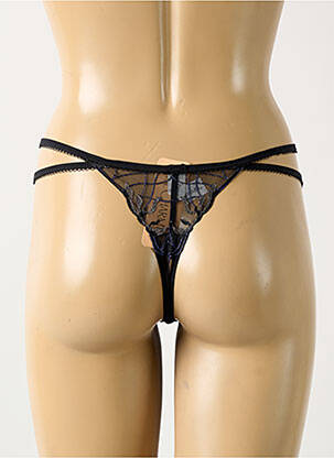 Tanga stretch noir LISE CHARMEL femme