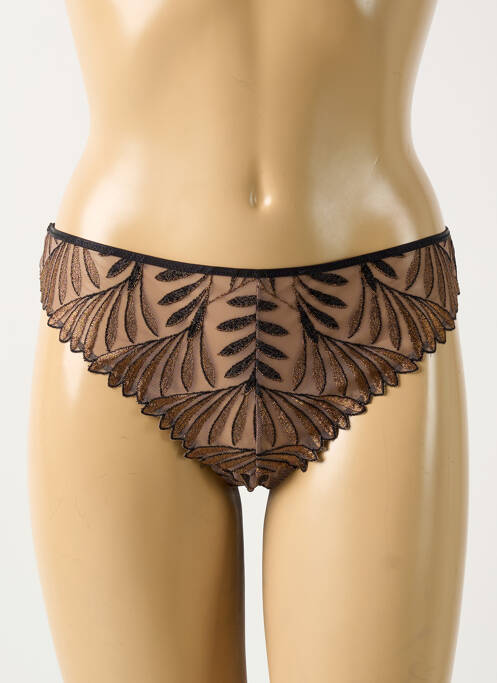 Tanga marron AUBADE pour femme