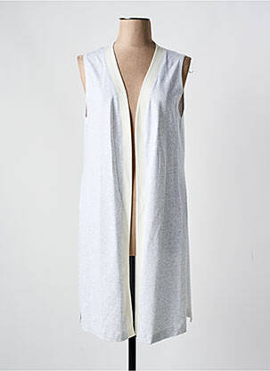 Gilet sans manche coupe droite gris CALIDA femme