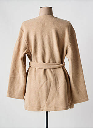 Robe de chambre col v marron CALIDA femme