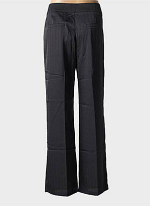 Pantalon droit stretch taille haute noir CAPSULE femme
