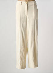 Pantalon droit beige ICHI pour femme seconde vue