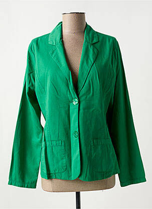 Blazer poignets boutonnés vert AGATHE & LOUISE femme