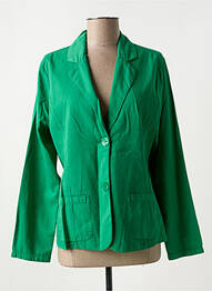 Blazer poignets boutonnés vert AGATHE & LOUISE femme