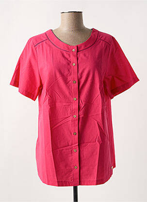 Chemisier manches courtes manches courtes rose GRIFFON femme