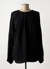 Blouse col rond manches longues noir CISO femme