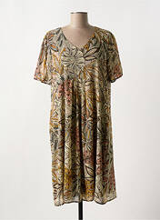 Robe mi-longue beige GRIFFON pour femme seconde vue