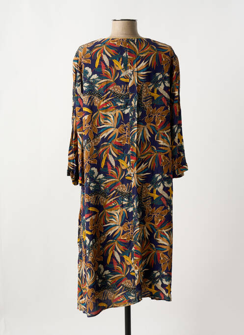 Robe mi-longue bleu GRIFFON pour femme