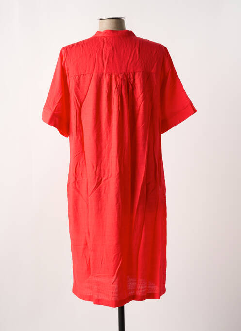Robe mi-longue rouge CISO pour femme