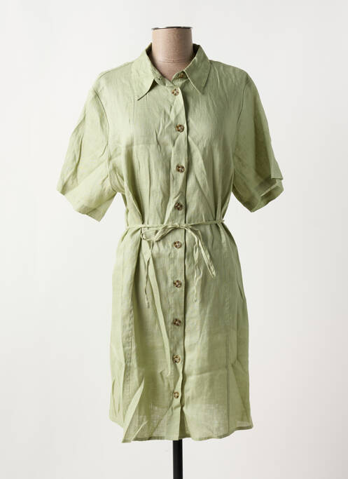 Robe mi-longue vert YESTA pour femme