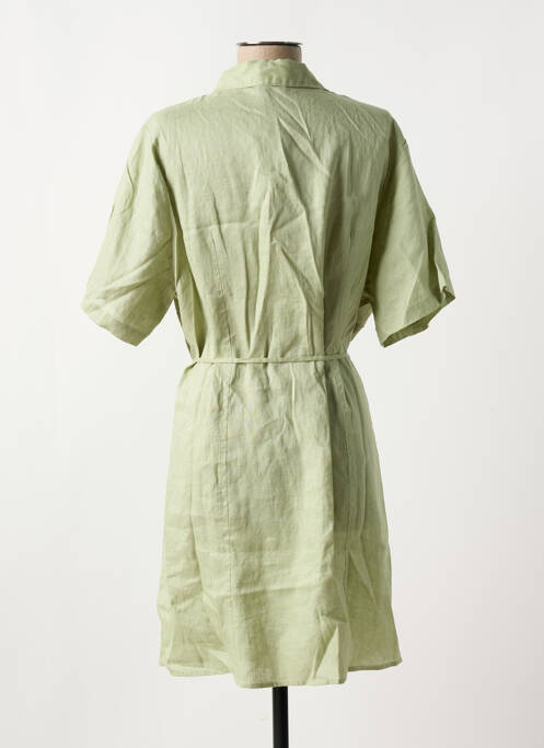 Robe mi-longue vert YESTA pour femme