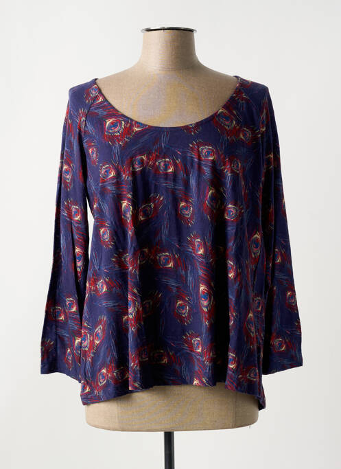 T-shirt bleu LA FIANCEE DU MEKONG pour femme