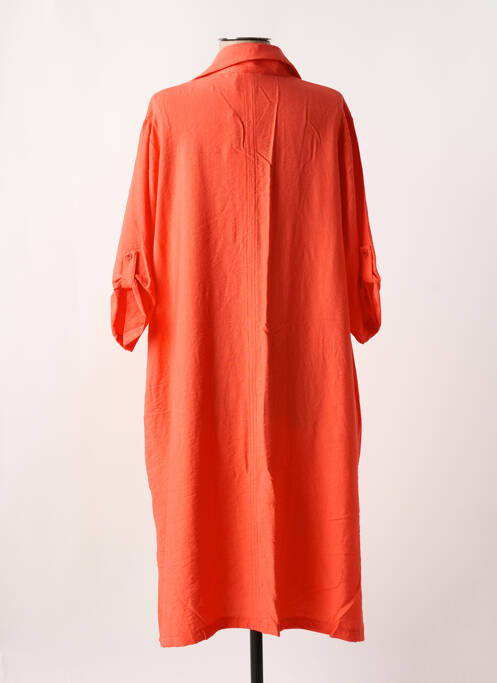 Tunique manches longues orange FRANCK ANNA pour femme