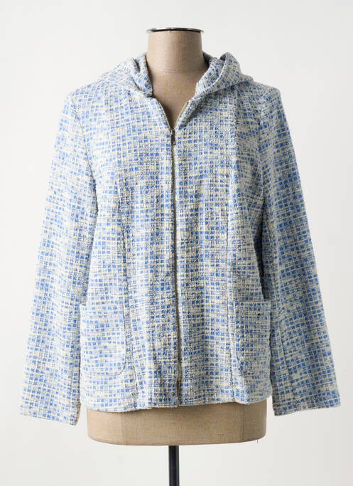 Veste casual bleu AN II VITO pour femme