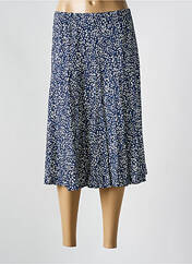 Jupe mi-longue bleu GRIFFON pour femme seconde vue