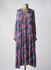 Robe longue bleu OCTAVIE & LEONIE pour femme seconde vue