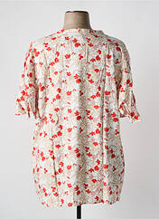 Tunique manches courtes rouge CISO pour femme seconde vue