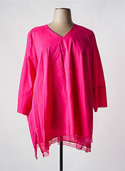 Tunique manches longues rose FRANCK ANNA pour femme seconde vue