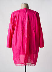 Tunique manches longues rose FRANCK ANNA pour femme seconde vue