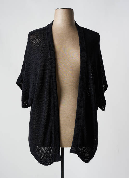 Gilet manches longues noir CISO pour femme