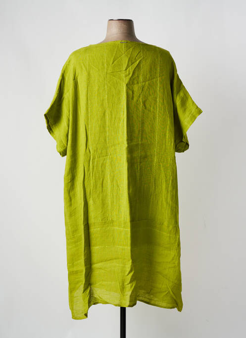 Robe mi-longue vert AGATHE & LOUISE pour femme