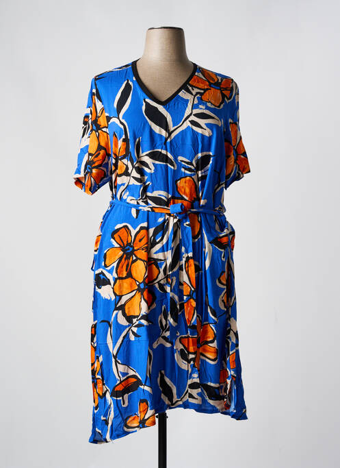 Robe pull bleu FRANCK ANNA pour femme