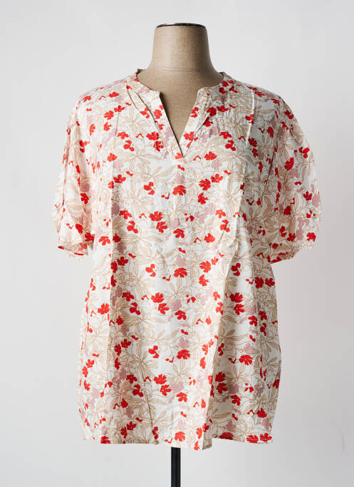 Tunique manches courtes rouge CISO pour femme