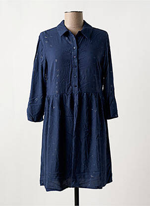Robe courte manches longues manches longues bleu VILA femme
