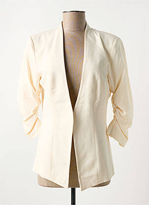 Blazer coupe cintrée beige VILA femme