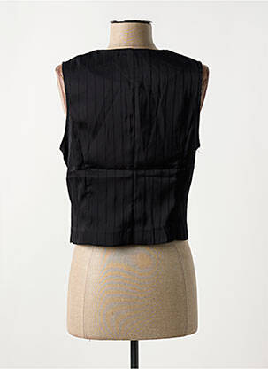 Gilet sans manche coupe cintrée noir CAPSULE femme